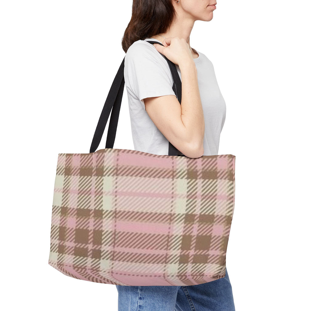 The Pink Plaid Tote