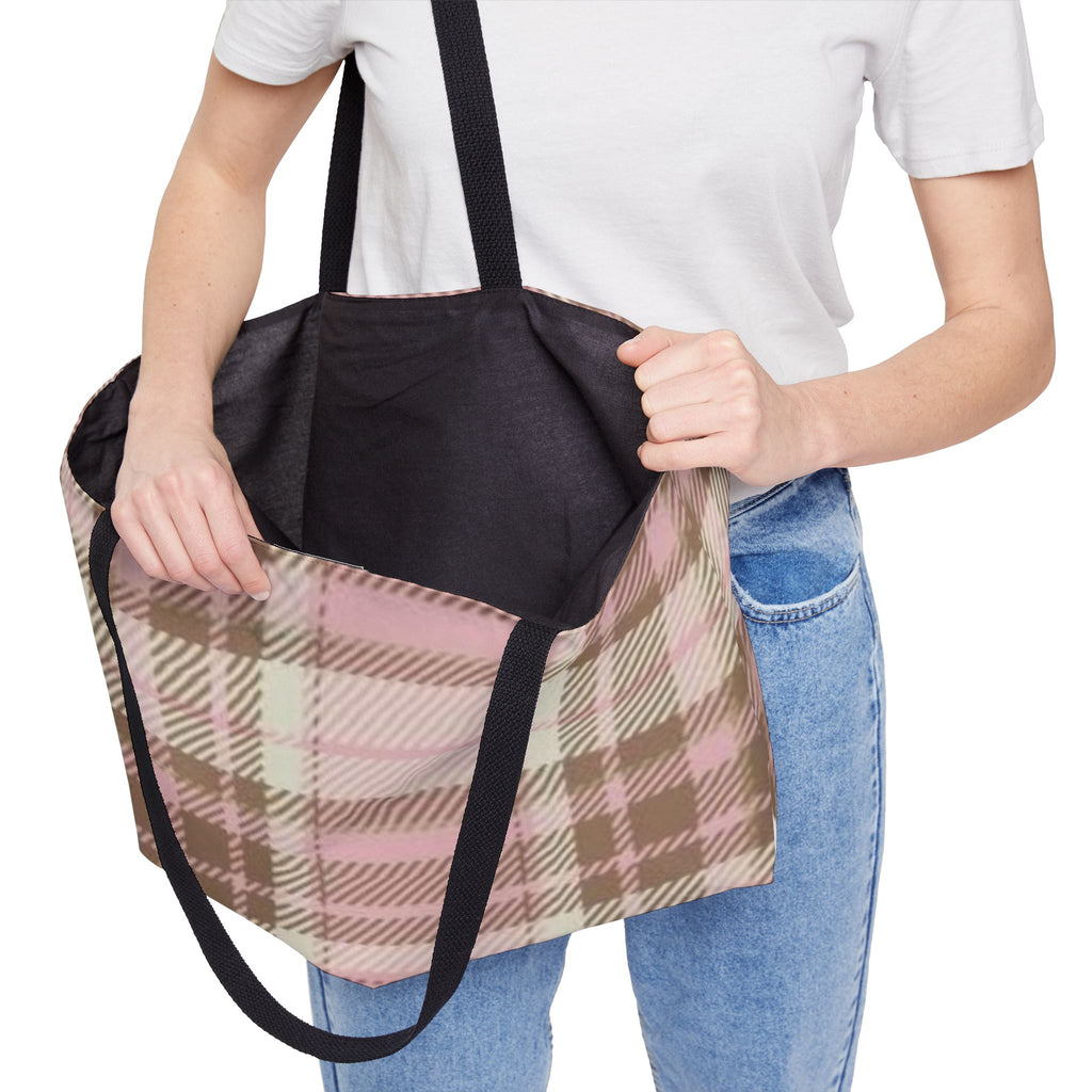 The Pink Plaid Tote