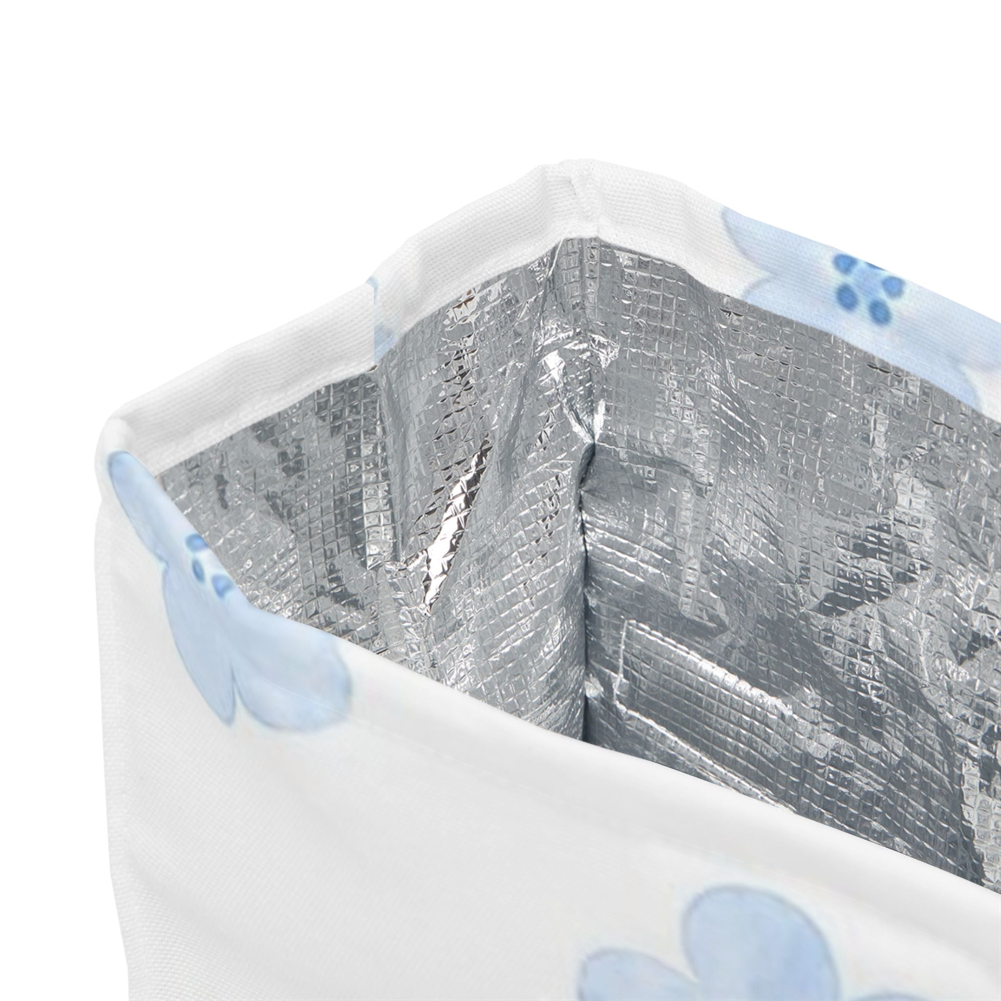 The Blue Hue Flower Lunch Bag