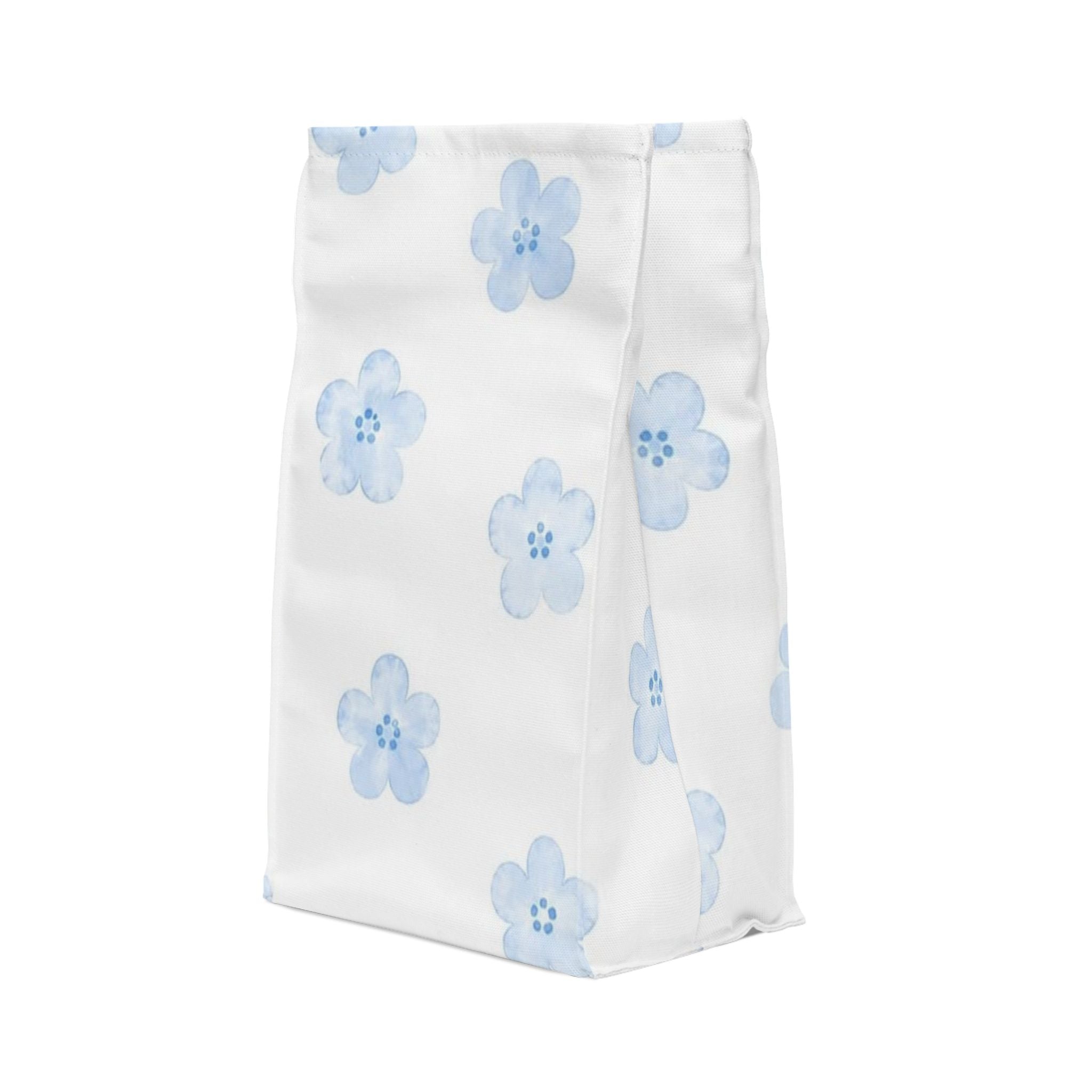 The Blue Hue Flower Lunch Bag