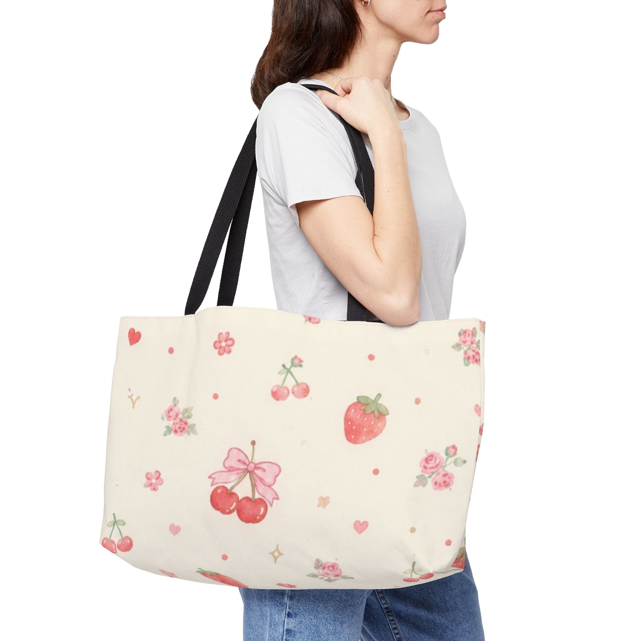 The Strawberry Chiffon Tote