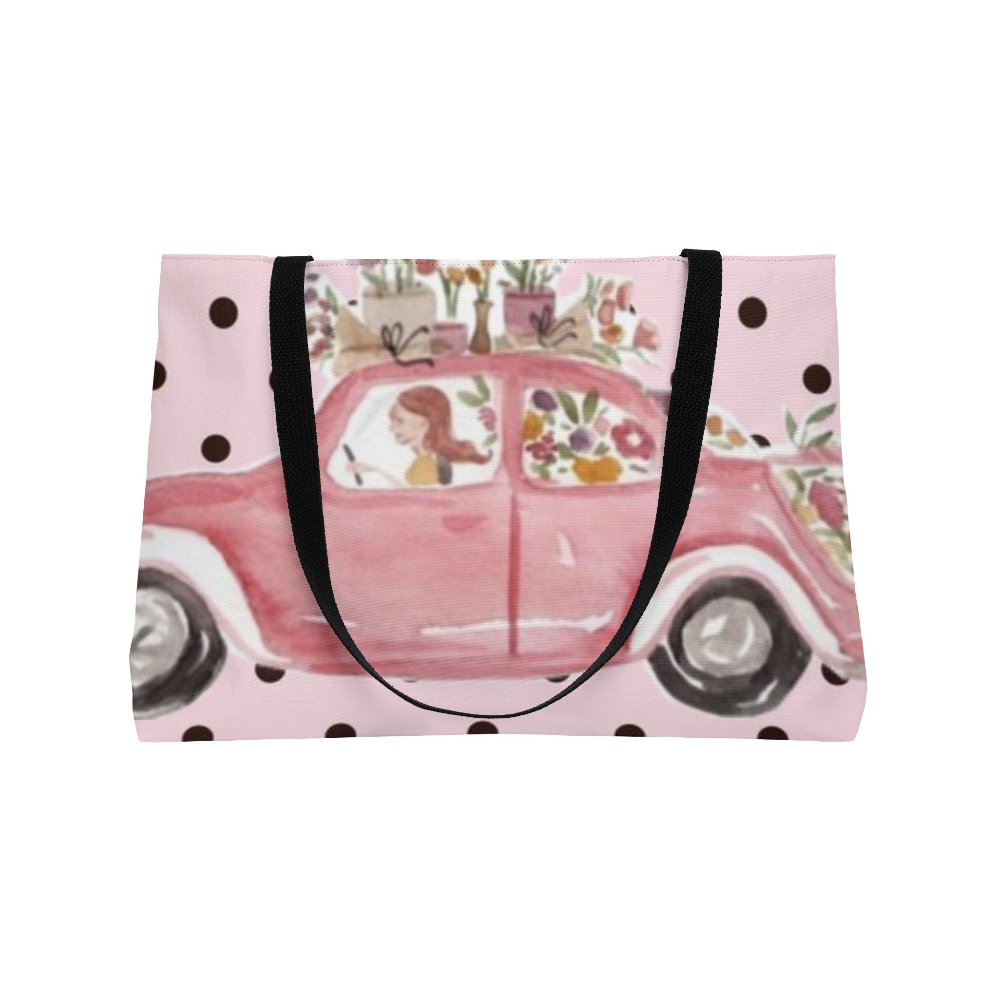 The Floral Dot Beetle Tote