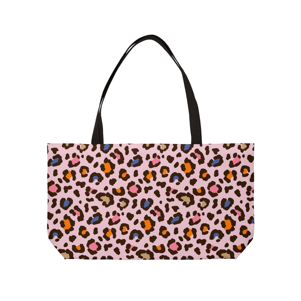 The Pink Leopard Print Tote Bag