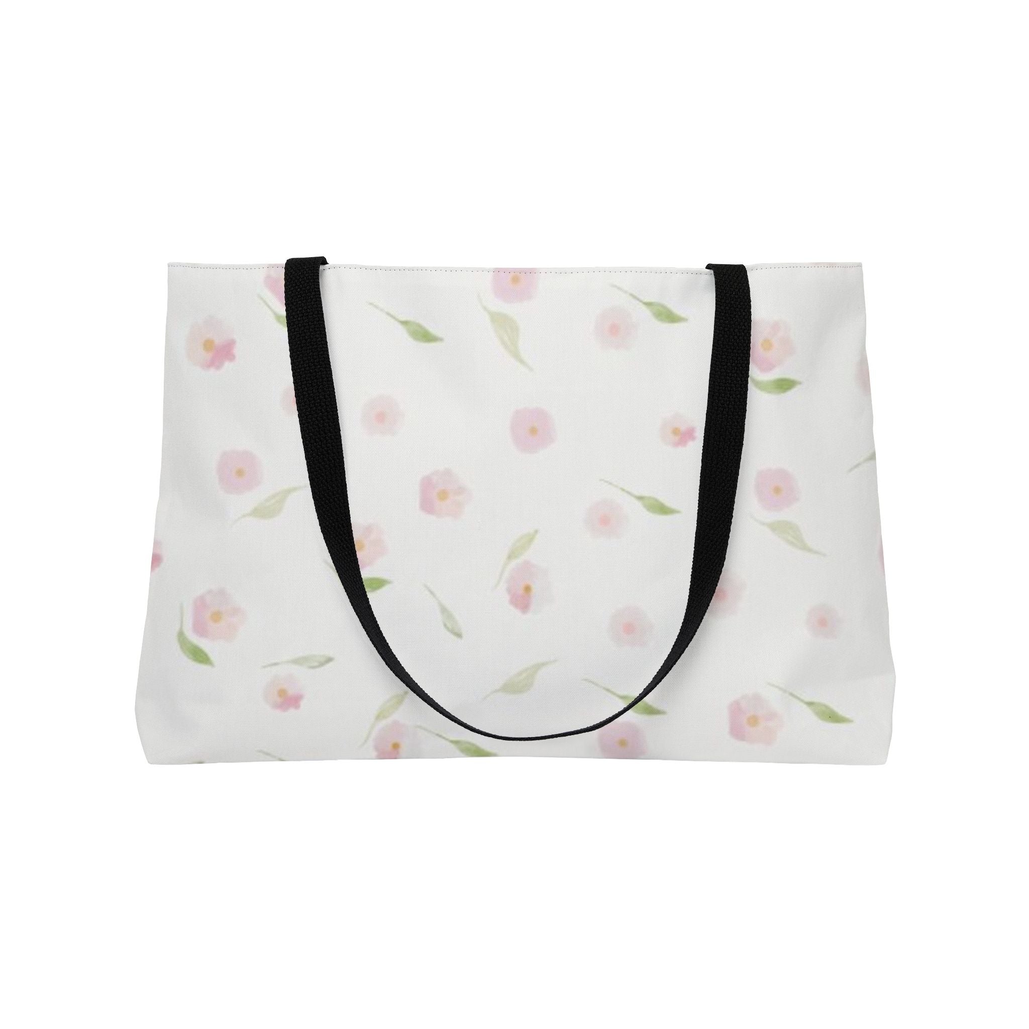 Soft Pink Floral Tote Bag