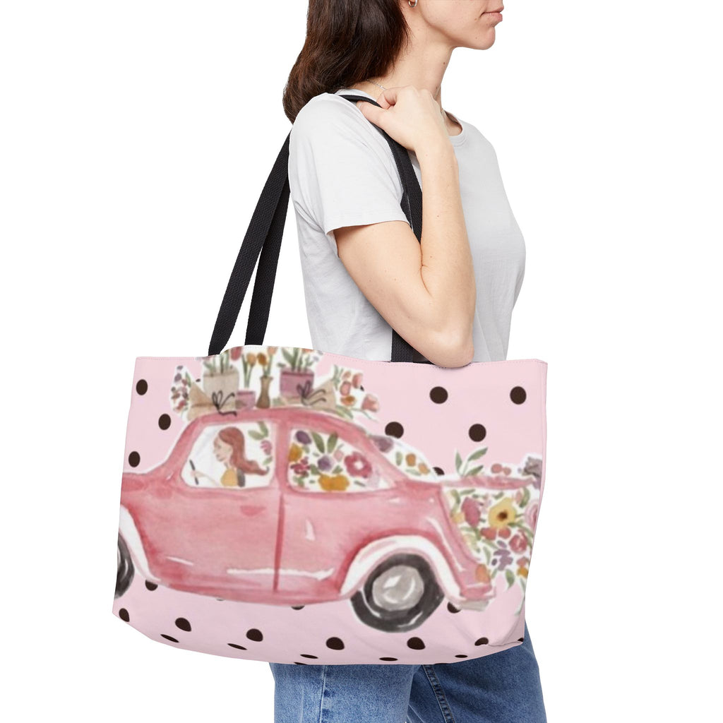 The Floral Dot Beetle Tote