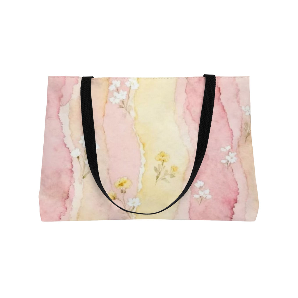 Beachy Watercolor Florals Tote Bag
