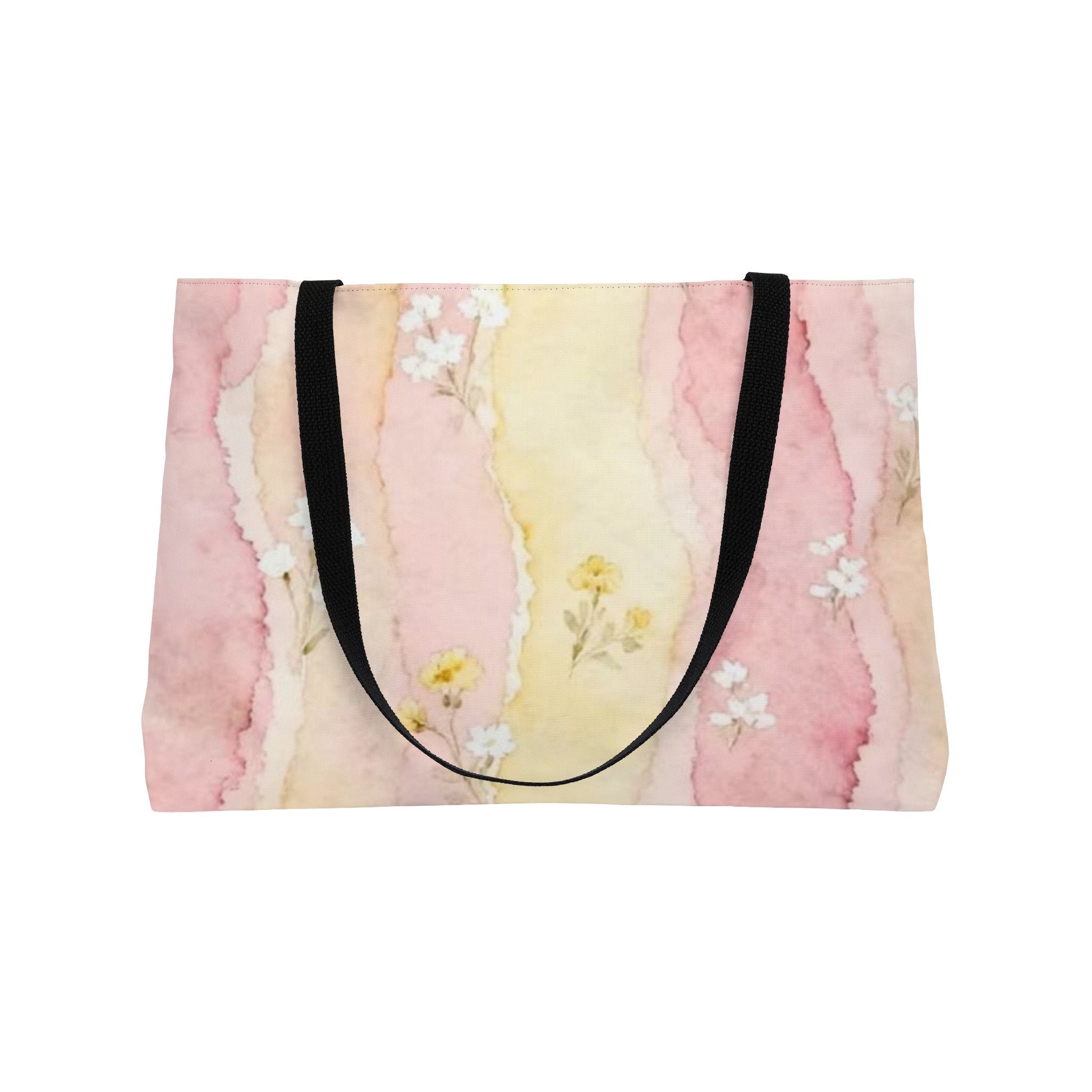 Beachy Watercolor Florals Tote Bag