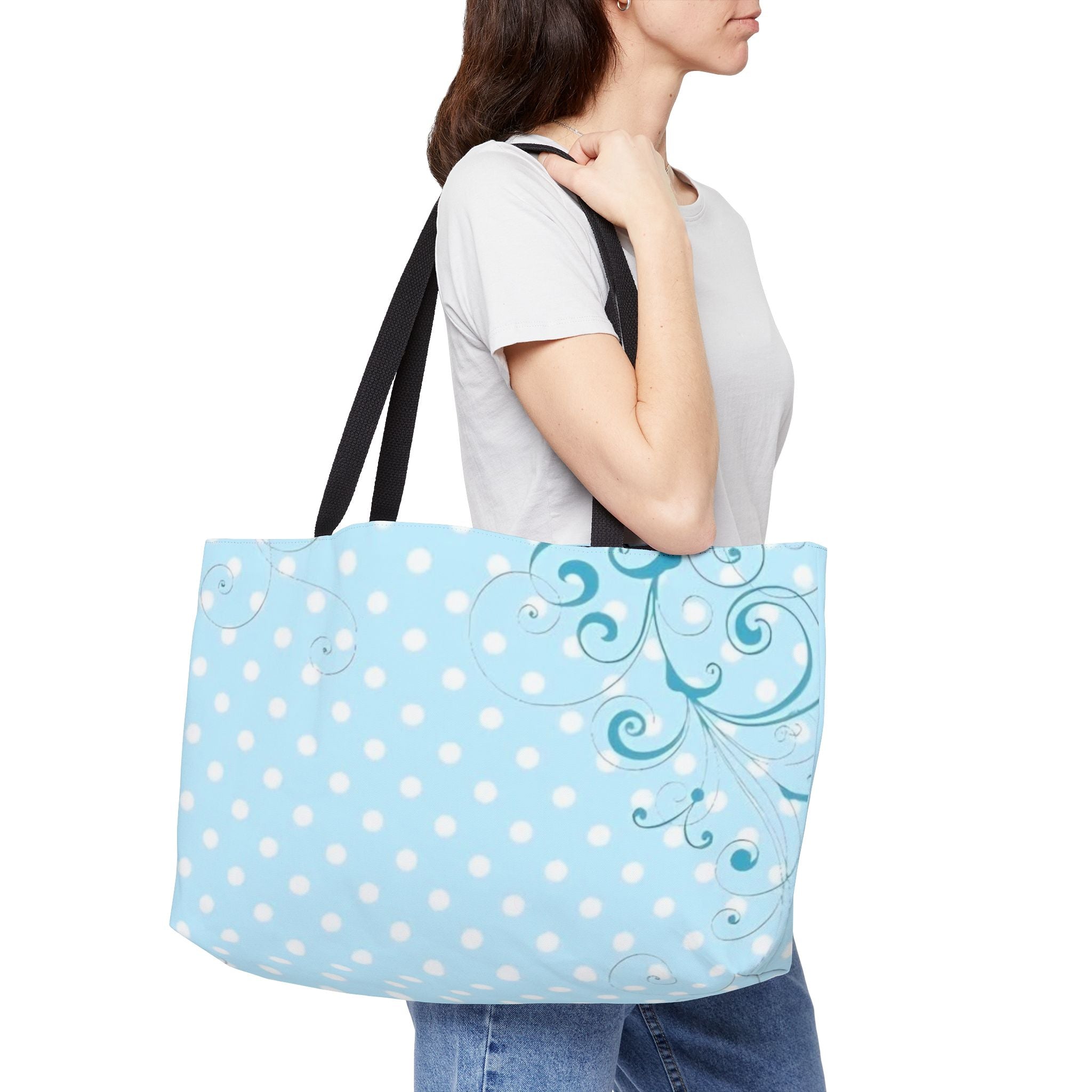 The Blue Polka Dot Tote