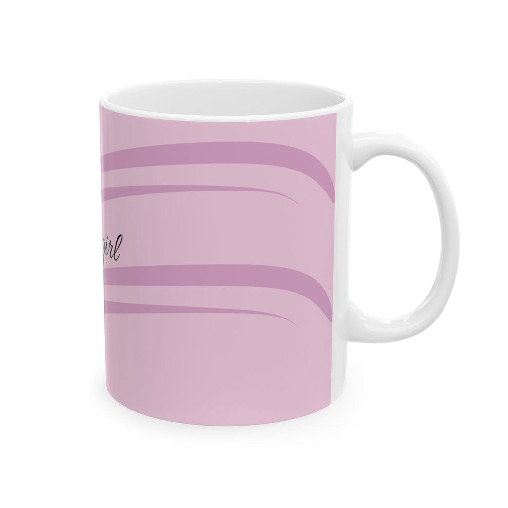 Purple Swirl Ceramic Mug