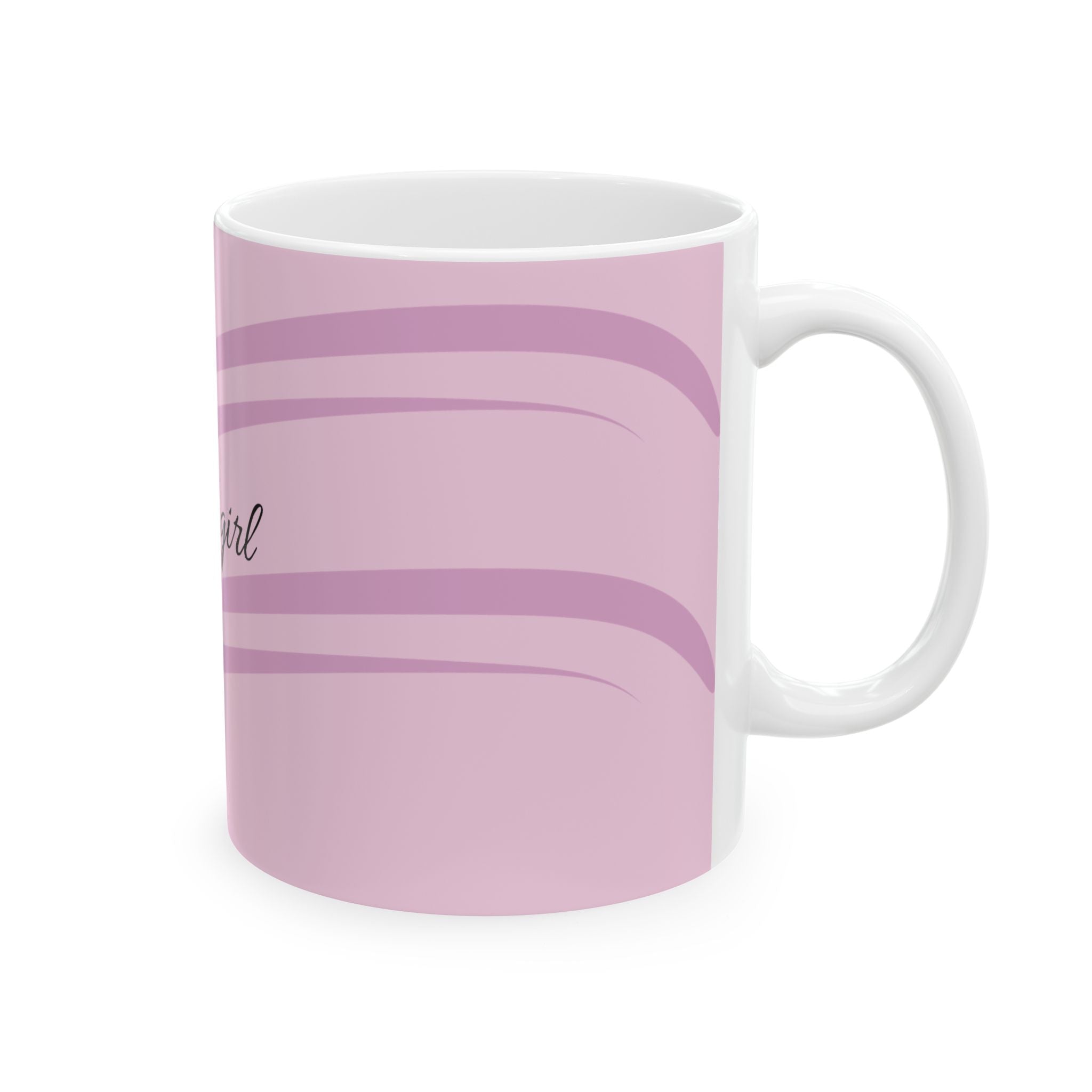 Purple Swirl Ceramic Mug