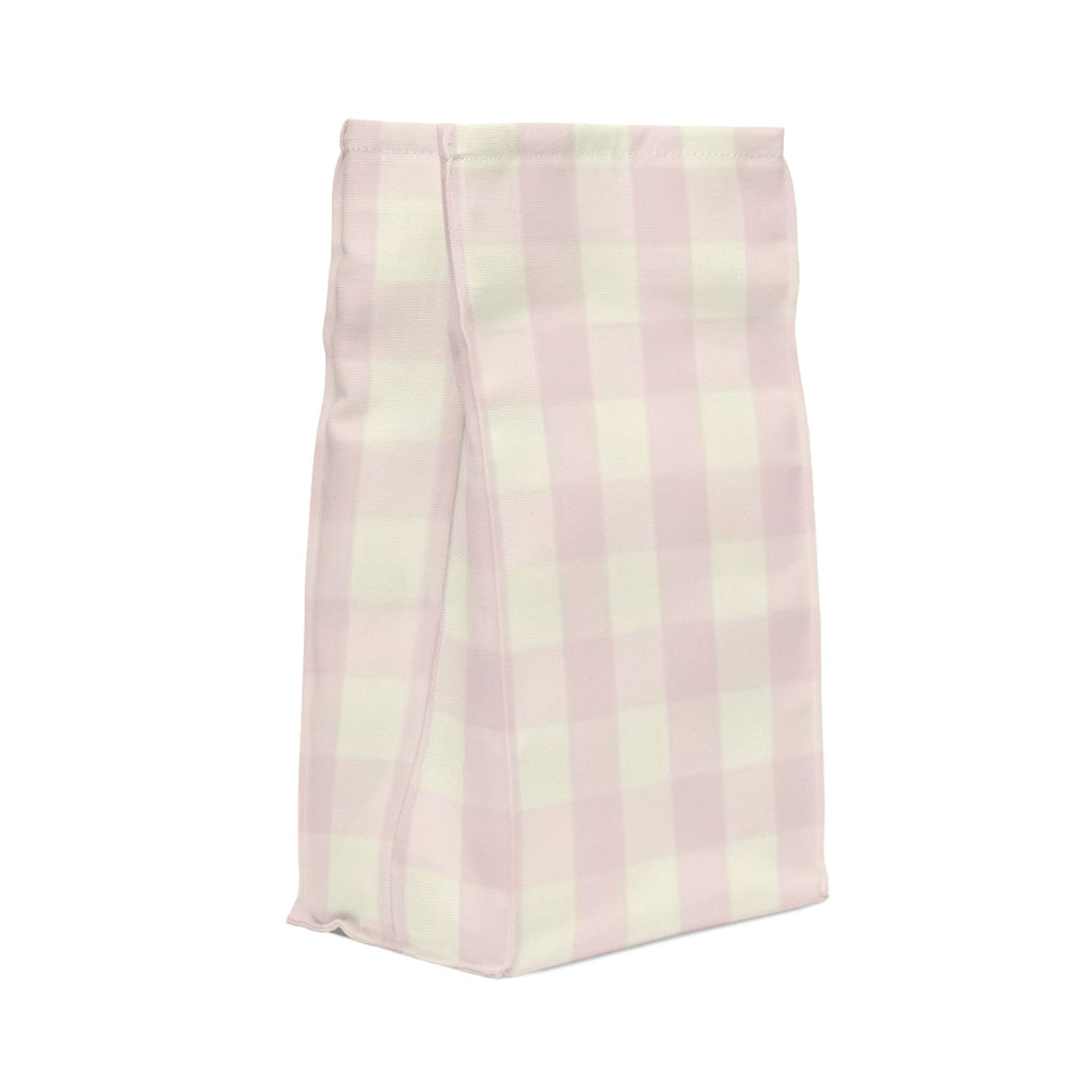 The Pink Plaid Lunch Bag