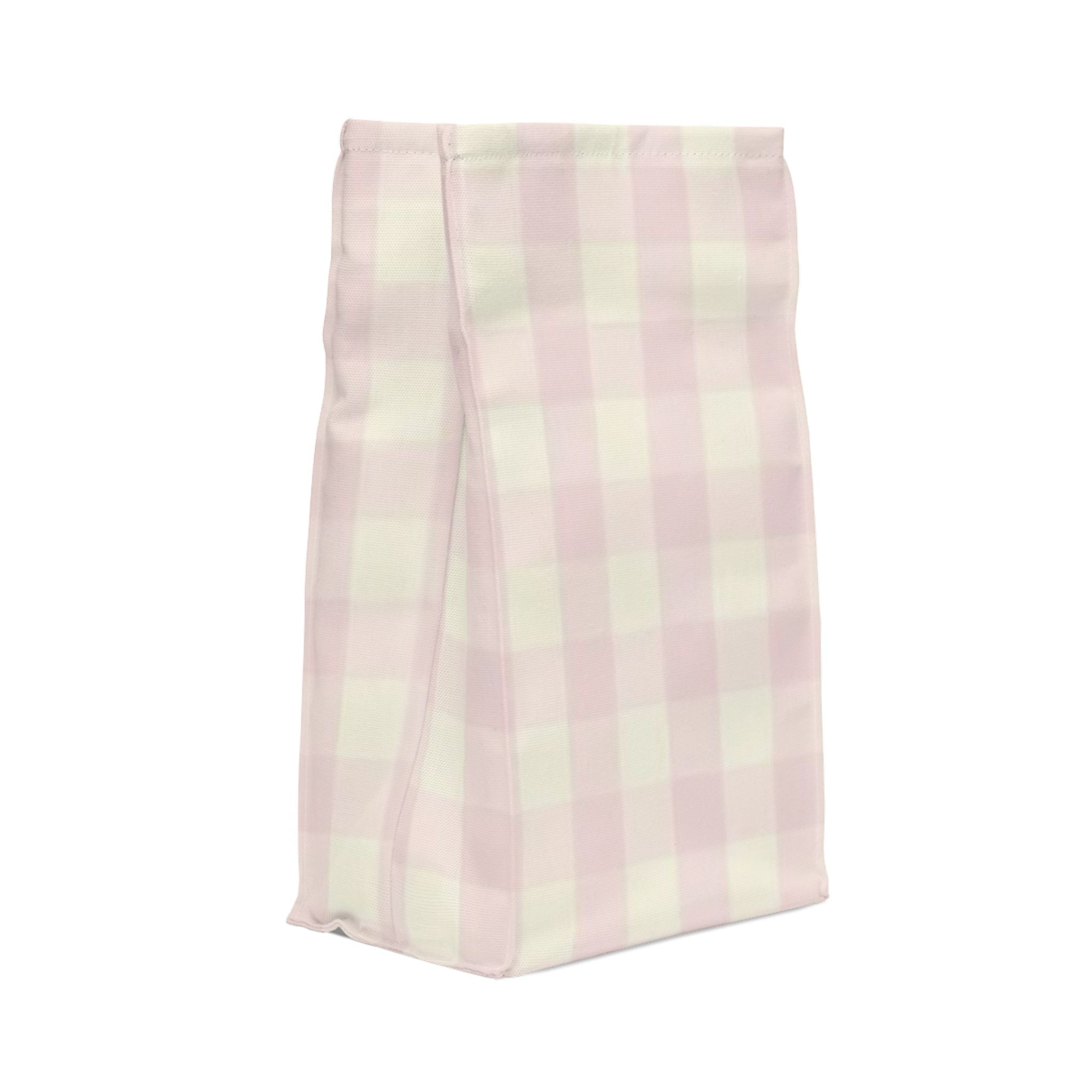 The Pink Plaid Lunch Bag