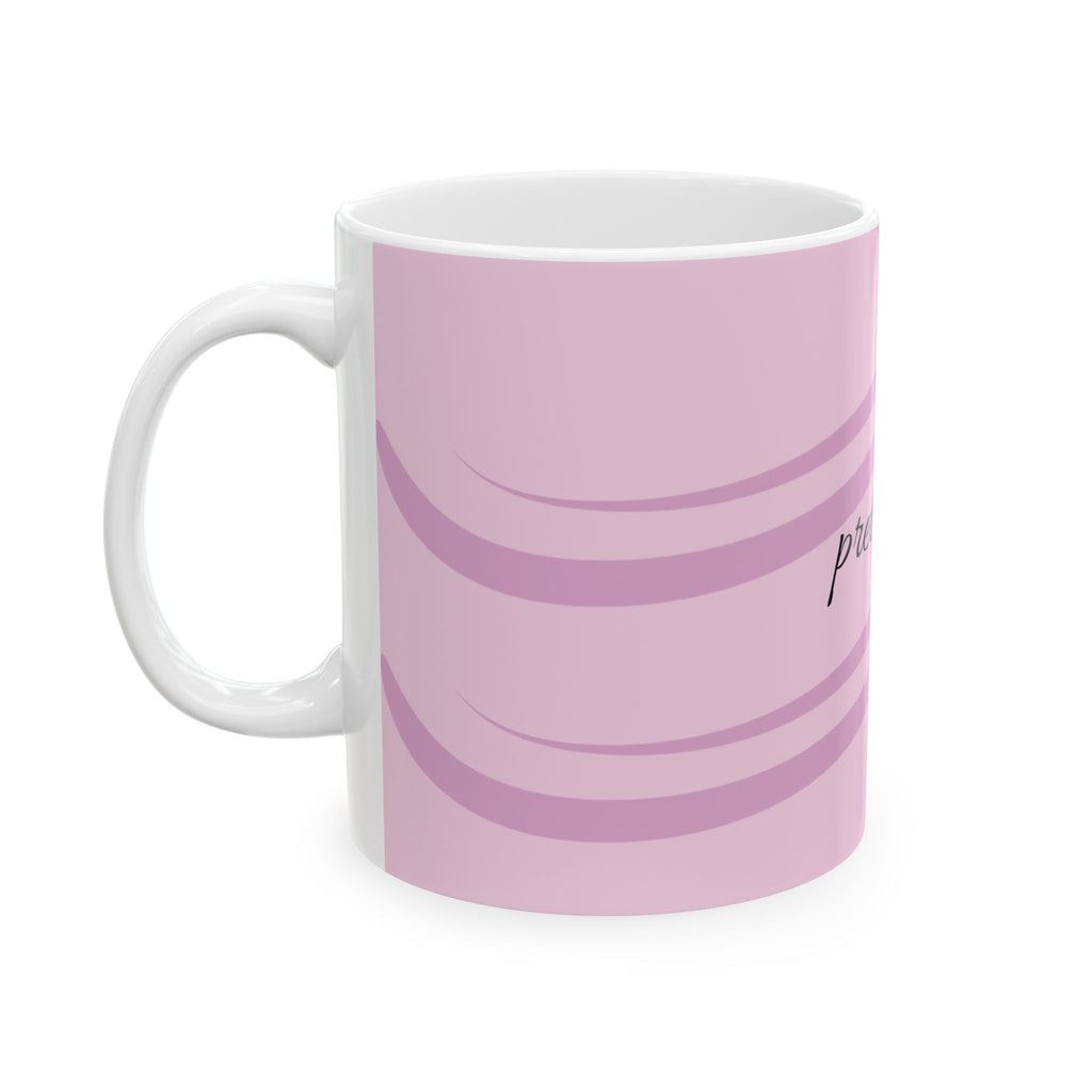 Purple Swirl Ceramic Mug