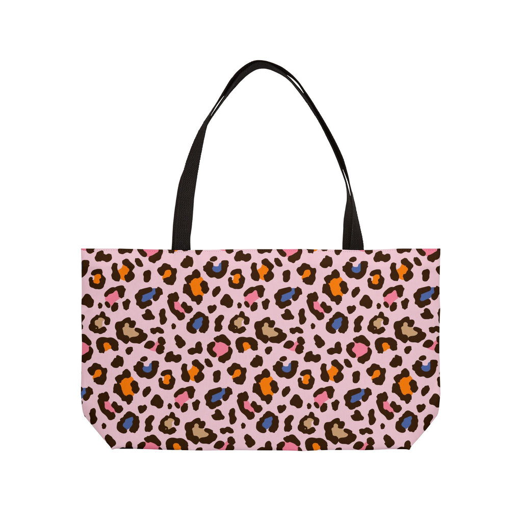The Pink Leopard Print Tote Bag