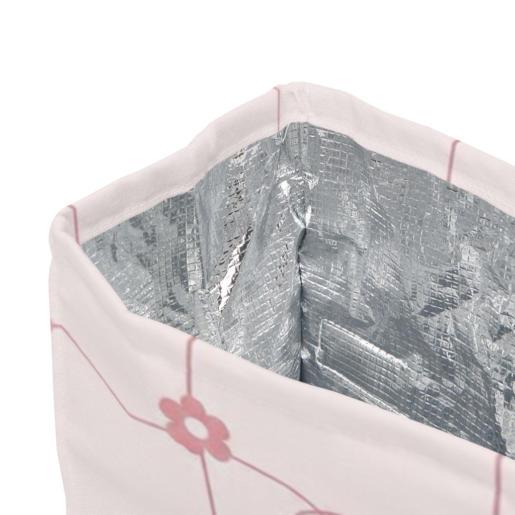 The Pink Grid Lunch Bag