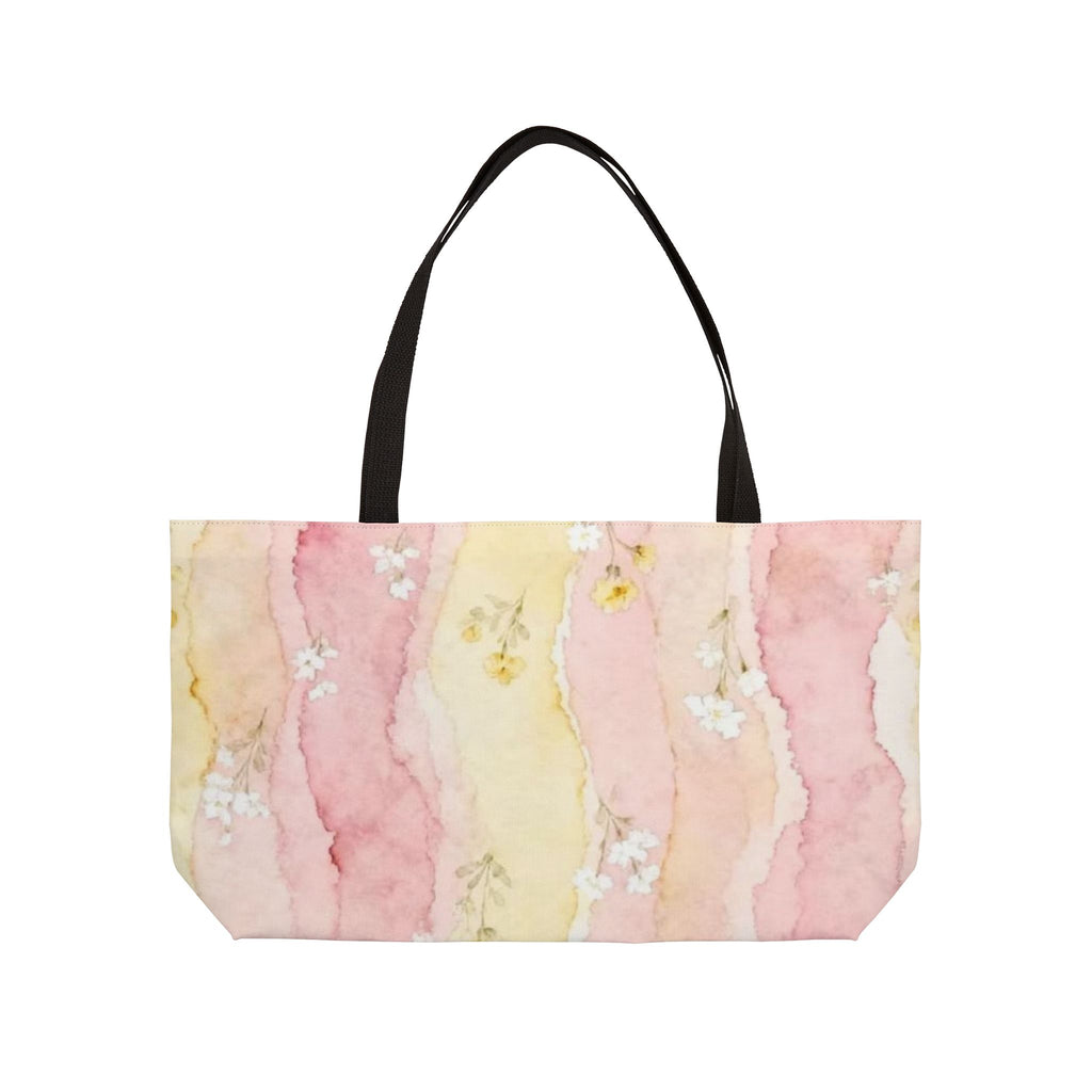 Beachy Watercolor Florals Tote Bag
