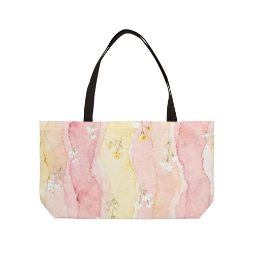 Beachy Watercolor Florals Tote Bag
