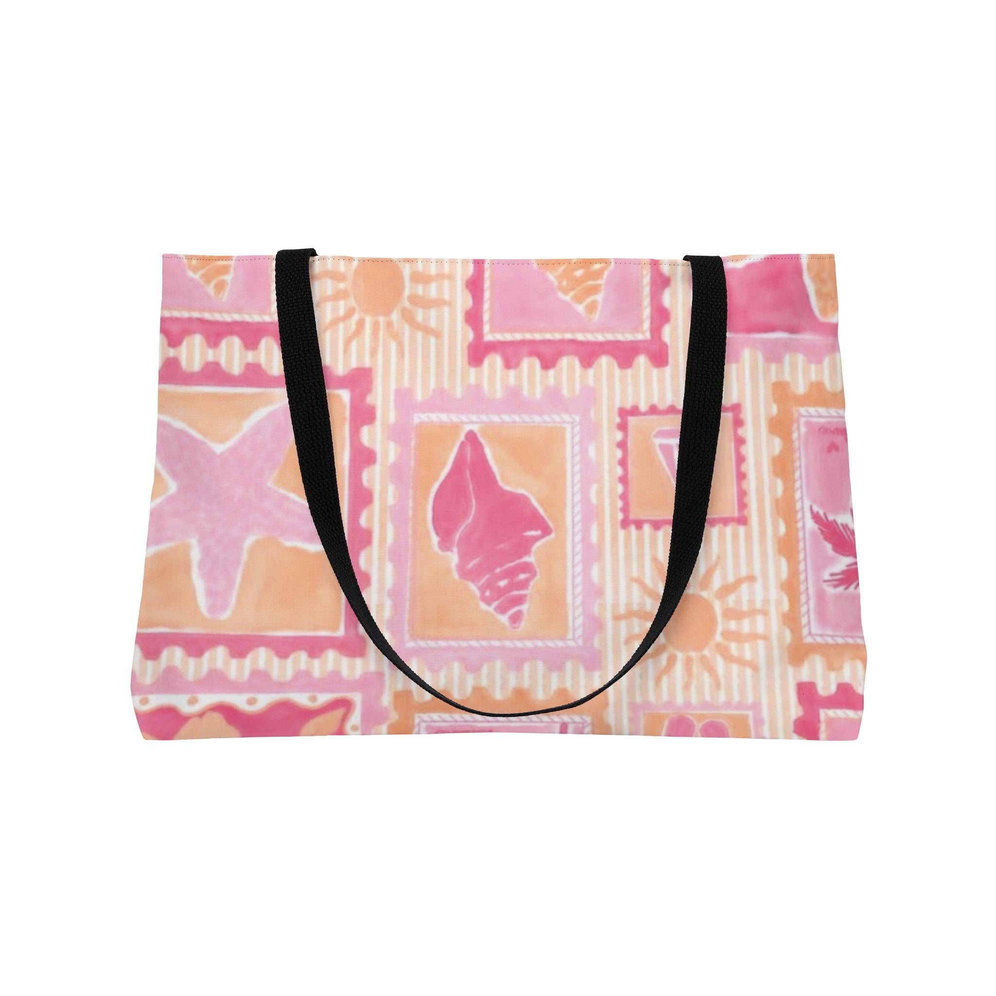 Pink Seashells Tote Bag