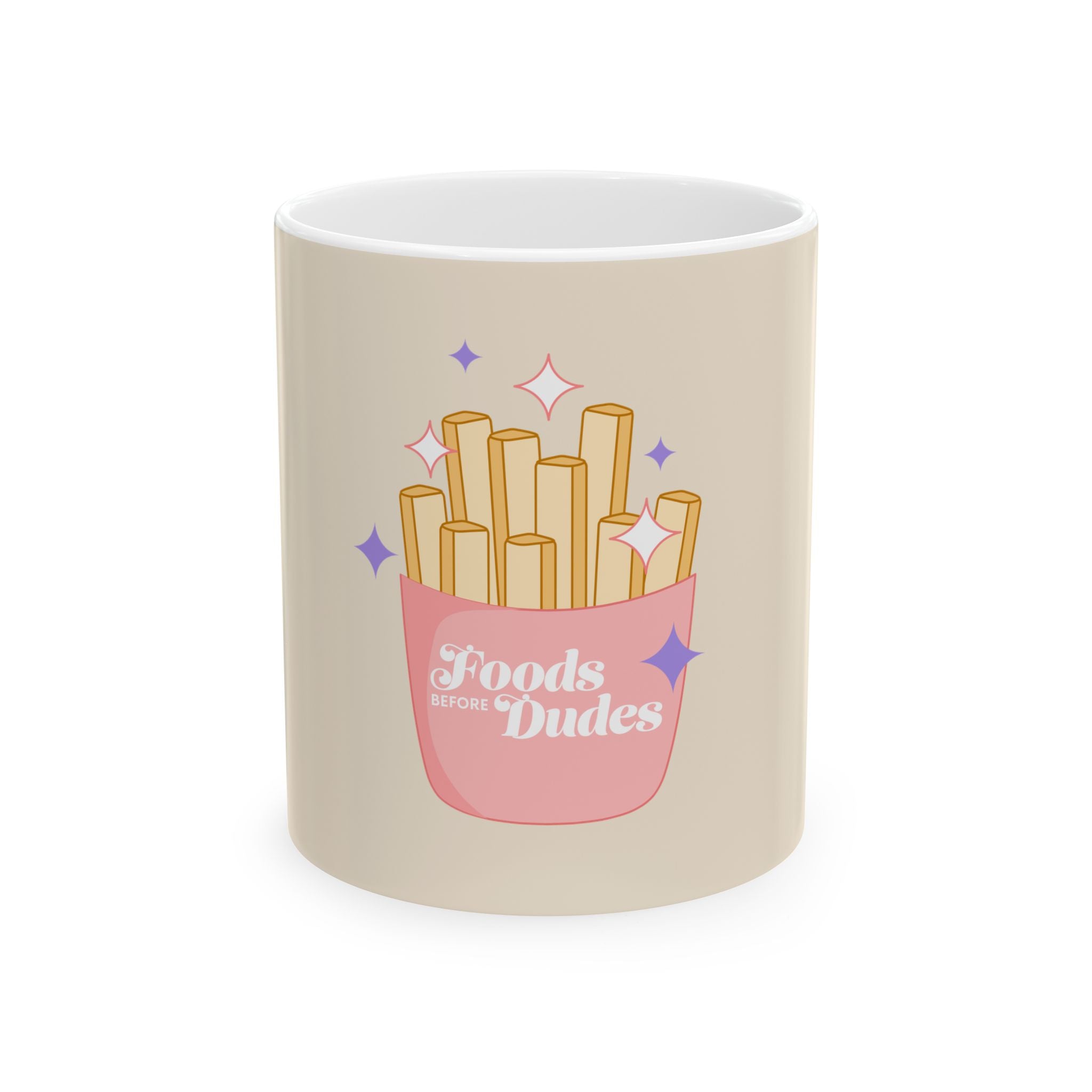 Sparkly French Fry Ceramic Mug