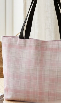 The Pink Plaid Tote
