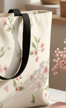 The Soft Floral Blossom Tote