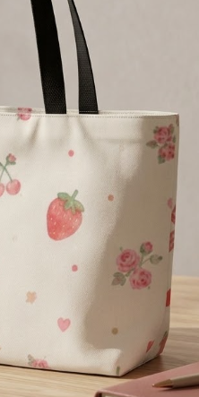 The Strawberry Chiffon Tote