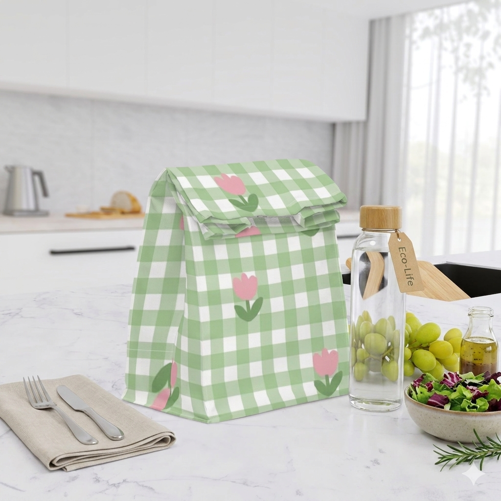 The Green Tulip Lunch Bag