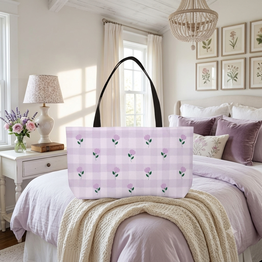 The Lavender Rosebud Tote