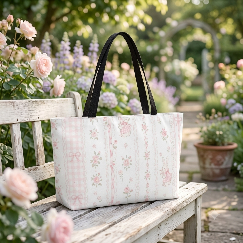 The Pink Cottage Tote