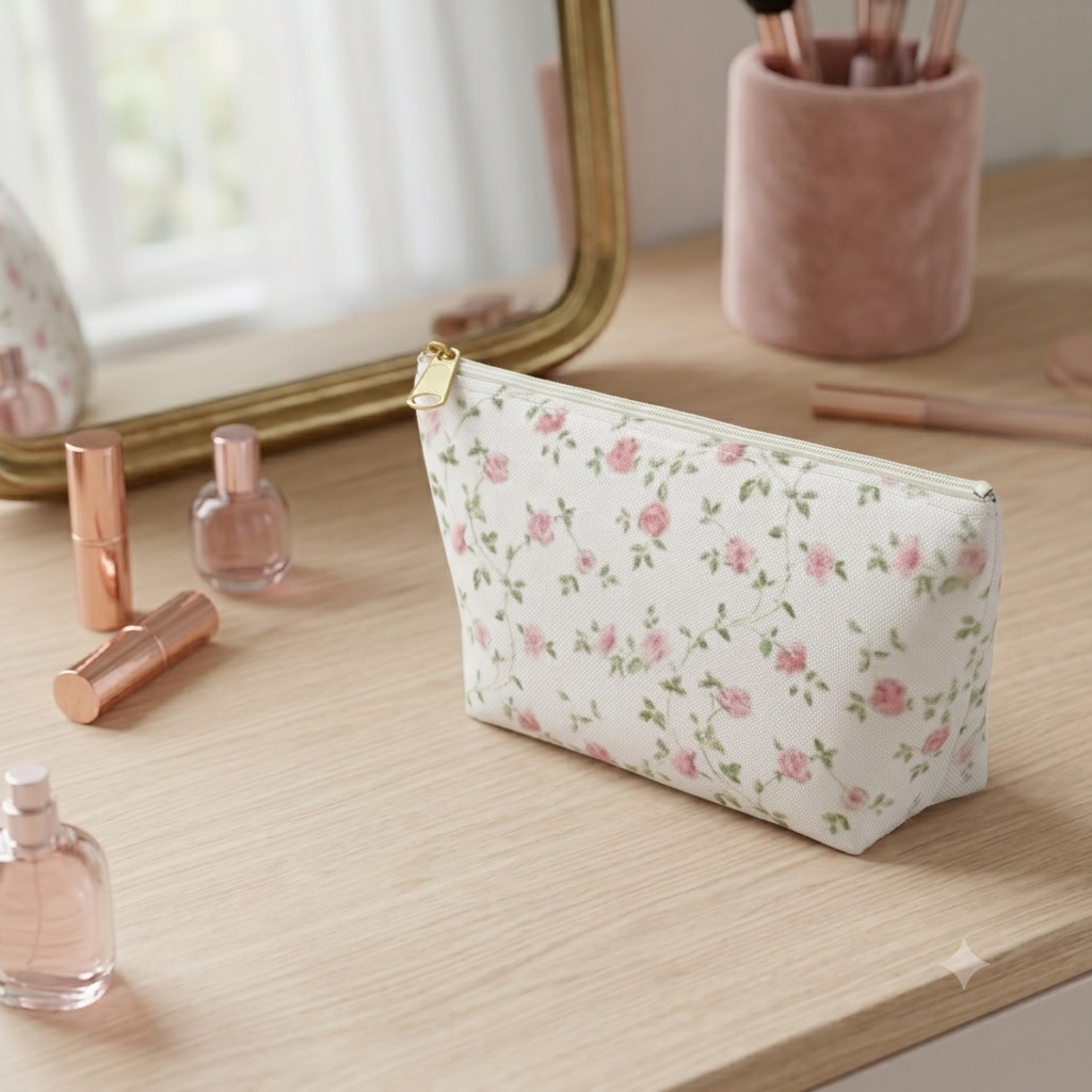 The Rosy Whispers Pouch