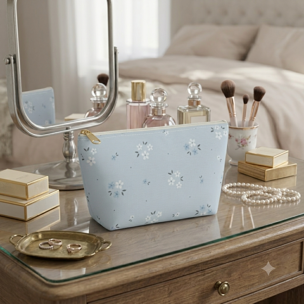 The Blue Bloom Pouch