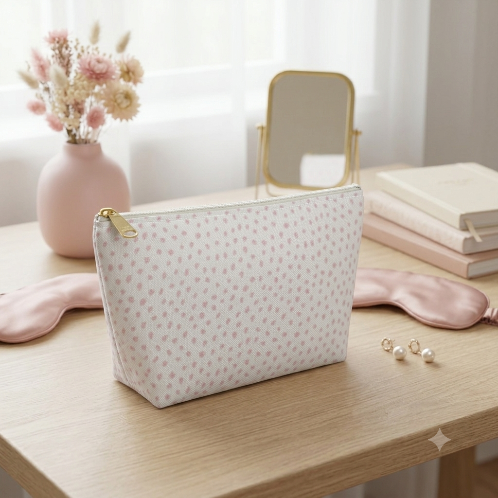 The Speckle Petal Pouch
