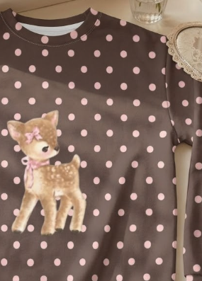 The Polka Fawn Sweatshirt