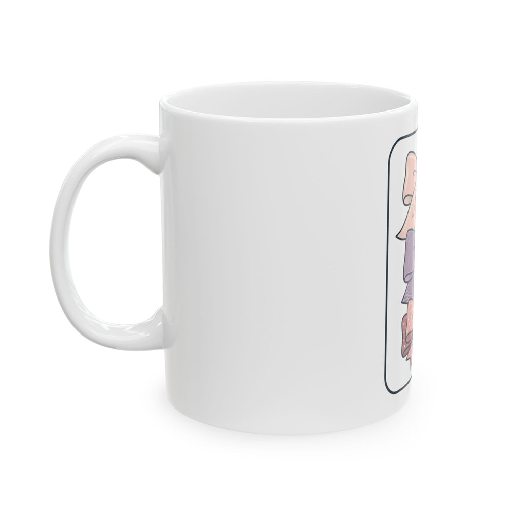 Soft Bows Ceramic Mug