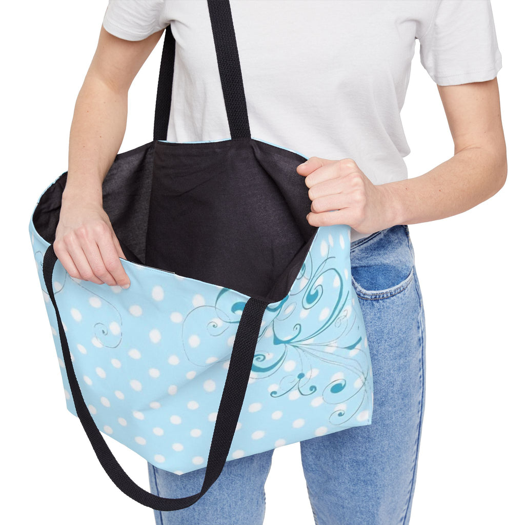 The Blue Polka Dot Tote