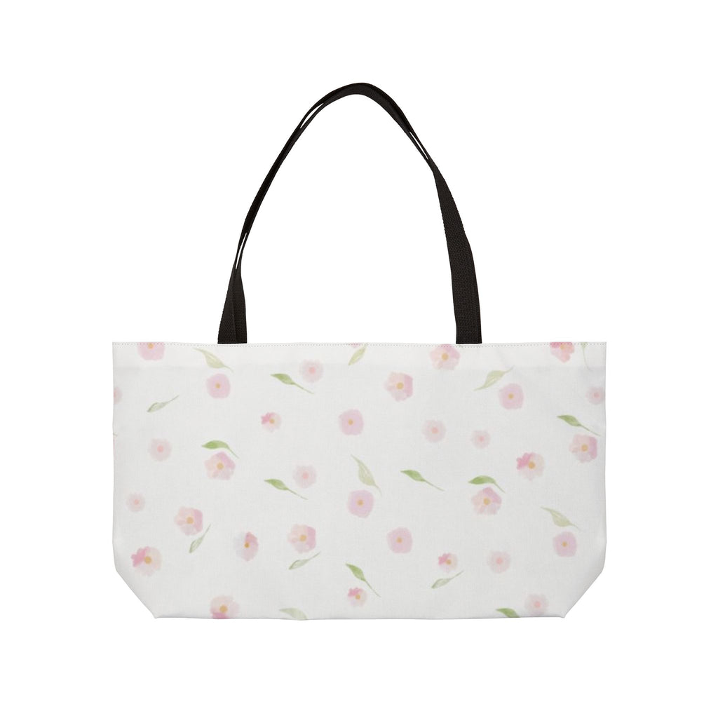 Soft Pink Floral Tote Bag