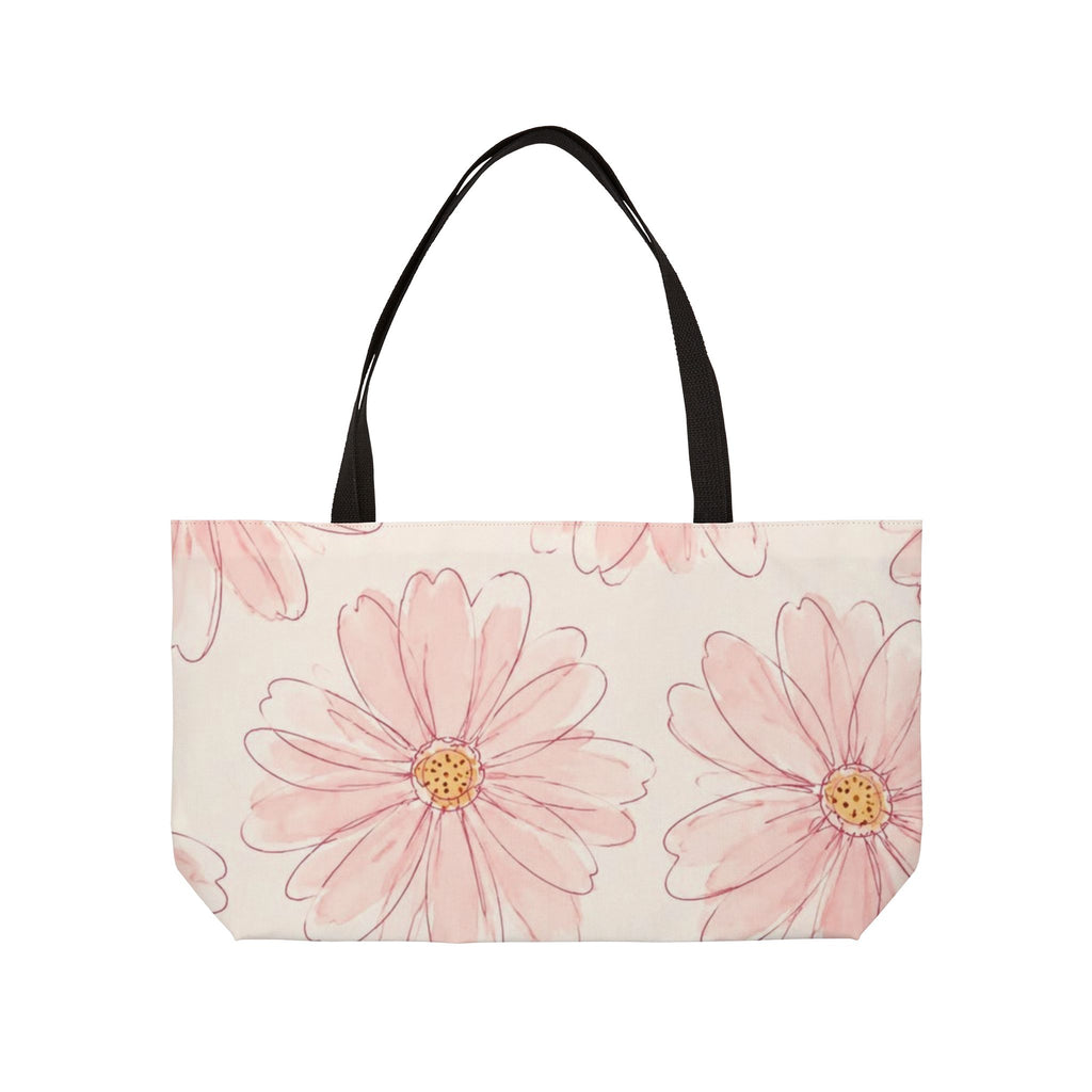 Watercolor Daisy Tote Bag