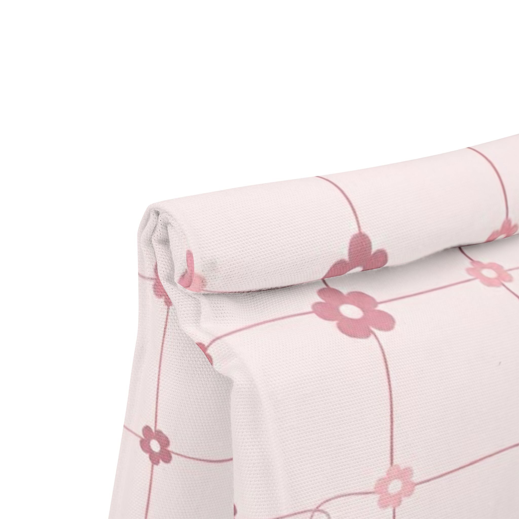 The Pink Grid Lunch Bag