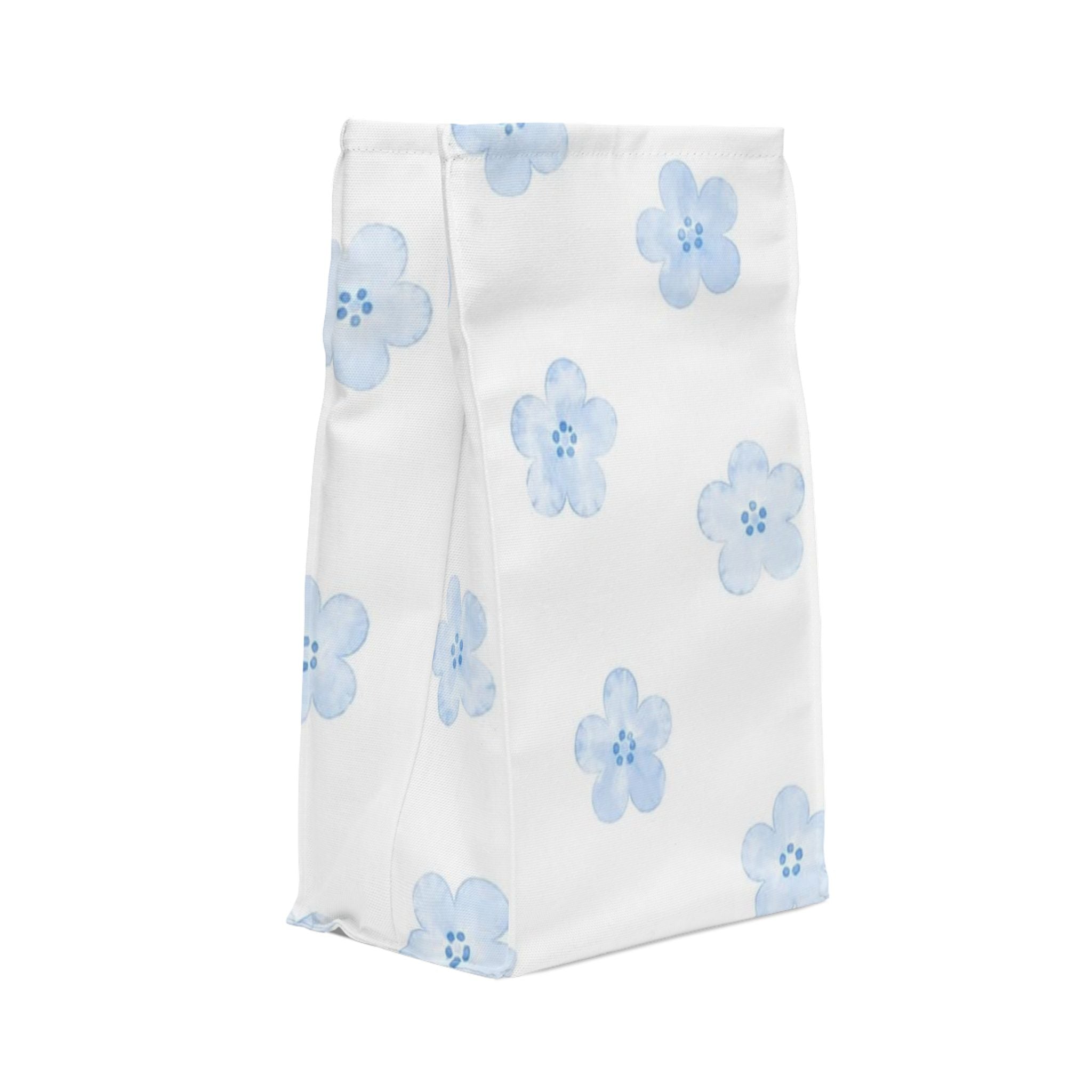 The Blue Hue Flower Lunch Bag