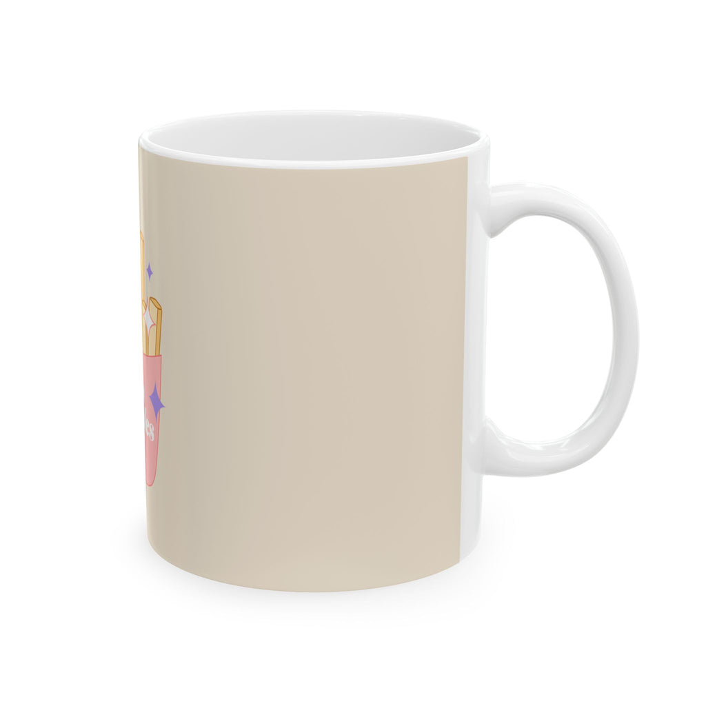 Sparkly French Fry Ceramic Mug