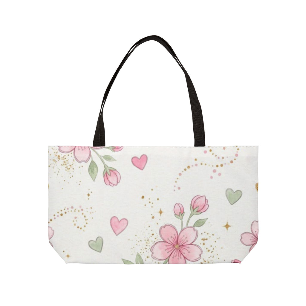 The Pretty Floral Hearts Tote