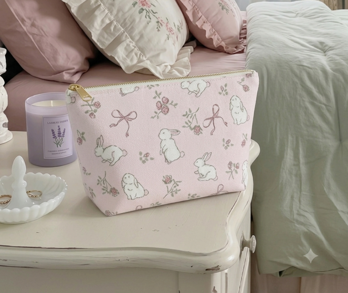 The Pink Bunny Pouch